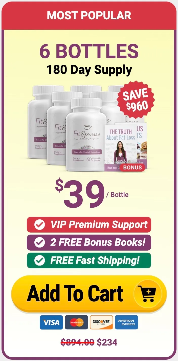 FitSpresso price 6 bottle